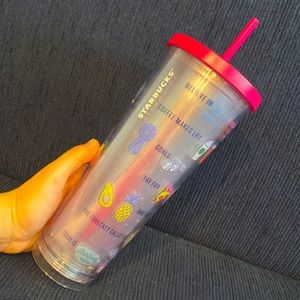 Venti Starbucks Sticker Tumbler
